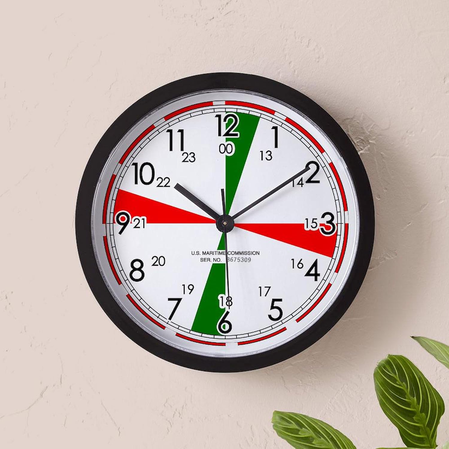 U.S. Maritime Commission Silence Period Clock Replica